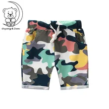 Summer new boy shorts camouflage pants cotton Lycra Korean children's wear children's shorts pants straight styleRU058 boy shorts summer cotton thin section pants children s baby shorts boys and girls wear korean casual hot pants tide free