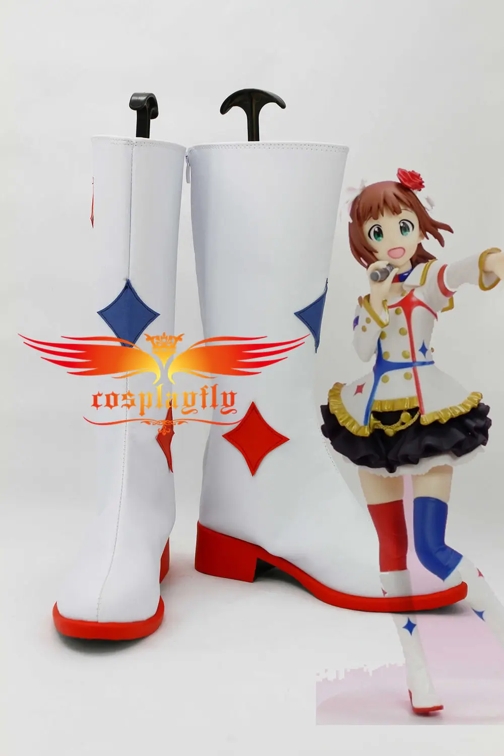 

The Idolmaster Haruka Amami Cosplay Boots Shoes Custom Made Adult Halloween Carnival Christmas For Costume