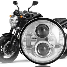 5.75” LED Projector Headlight halo motorcycle headlights for Davidson harley Fat Bob Street Bob FXDF Chrome