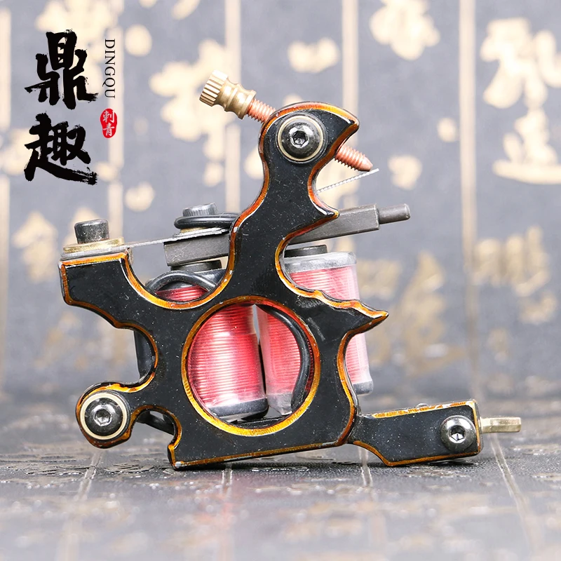 

Tattoo Machine 10 Wraps Coil Machine Shader Alloy Tattoo Gun for Kits Supplt TM8732