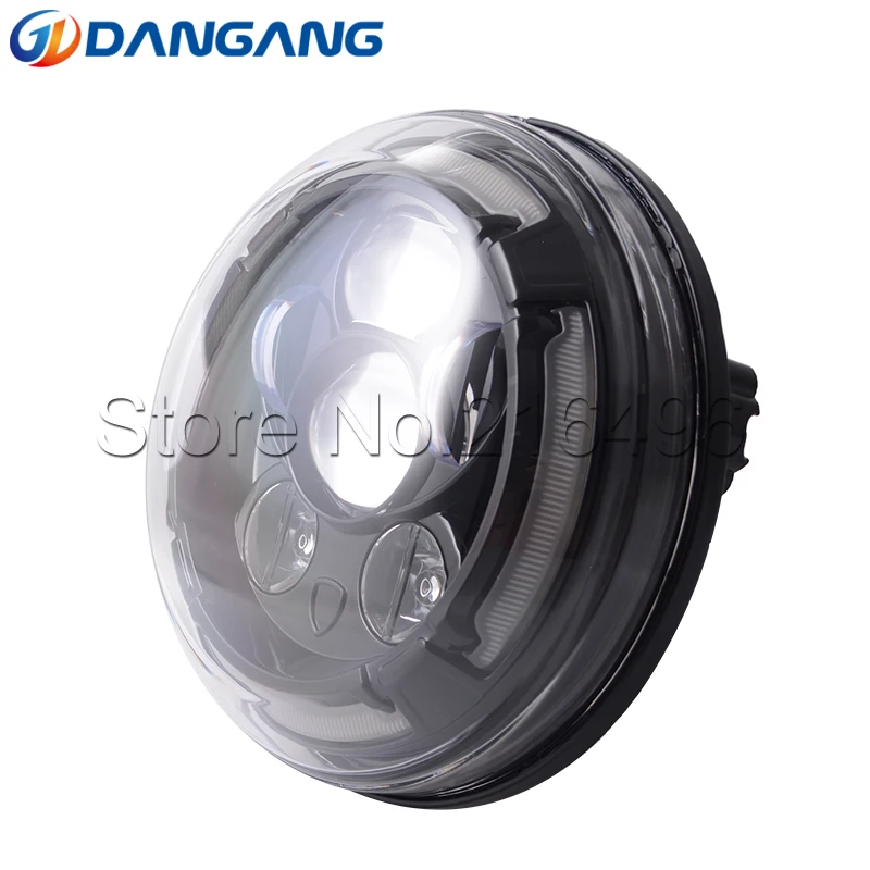  Black Headlight HeadLamp LED head light Lamp for Ducati scrambler - 32924166290