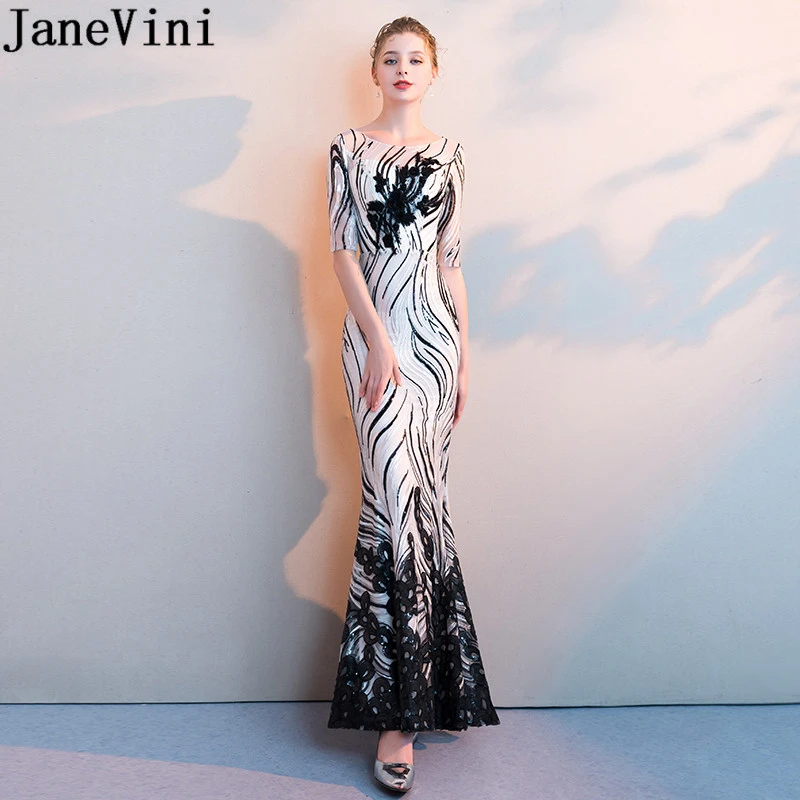 black sequin mother of the bride dress