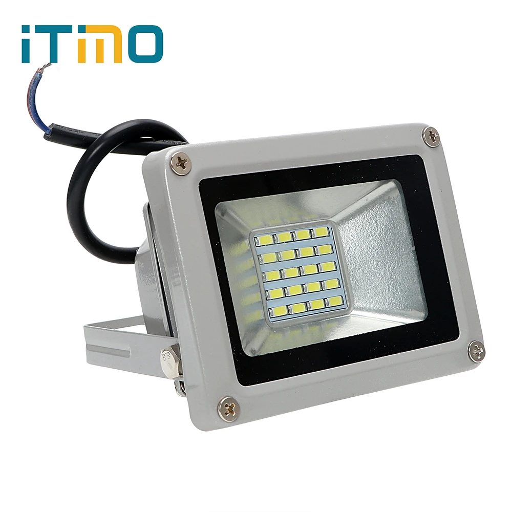 Beste ITimo Outdoor Verlichting 10 w DC12 24V Landschap Lamp IP65 Waterdicht voor Tuin Vierkante Overstroming Licht Wit LED Schijnwerpers