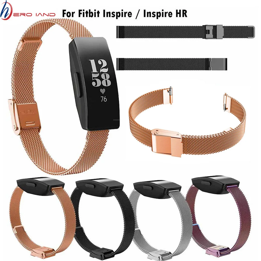 

Replacement Bands for Fitbit Inspire & Inspire HR Smart Watch Milanese Loop Stainless Steel Metal Strap for Fitbit Watch Correa