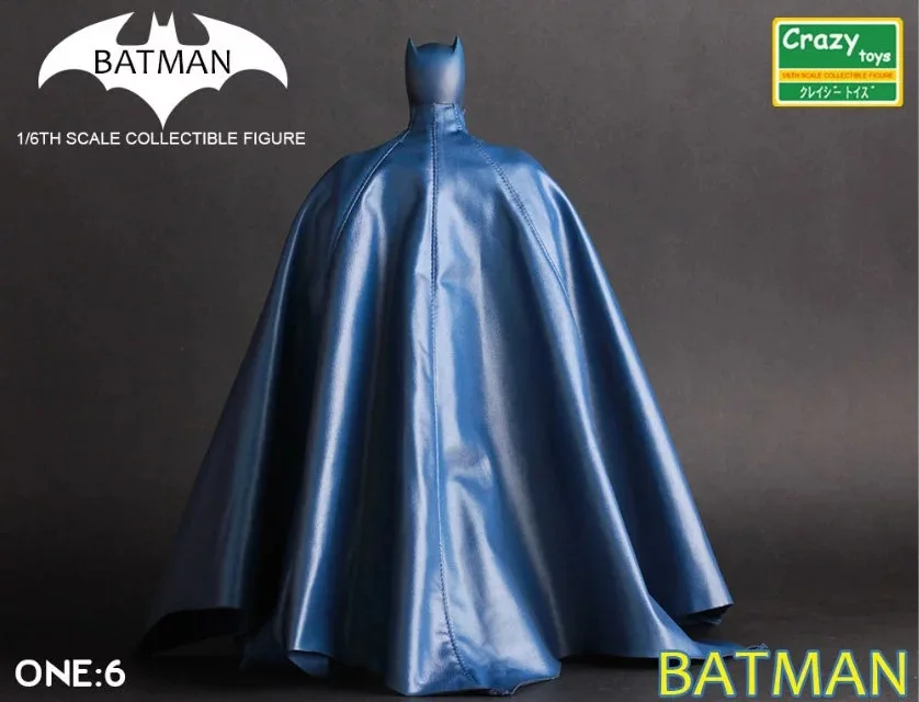 ALEN Batman Blue Ver. Подвижная фигурка синий шарнир подвижный Ver. Бэтмен ПВХ фигурка игрушки Brinquedos Аниме 30 см