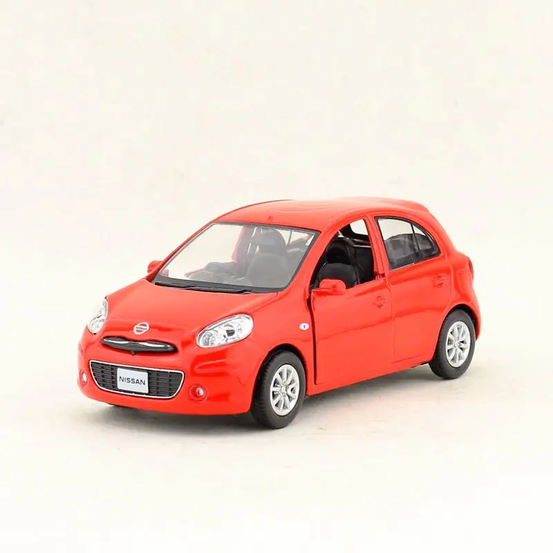 1 шт. 1:28 12 см deliacy RMZ City Nissan Micra Автомобильная игрушка/машинка Весы Модель автомобиля мальчик игрушка подарок