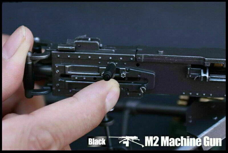 Modelo de Brinquedo para 12 Soldado Figura Cena Acessórios m2 Browning Máquina Arma Modelo Zy8031 Preto Deserto Cores Action Ação 1 - 6 26 browning máquina arma modelo zy8031 preto deserto