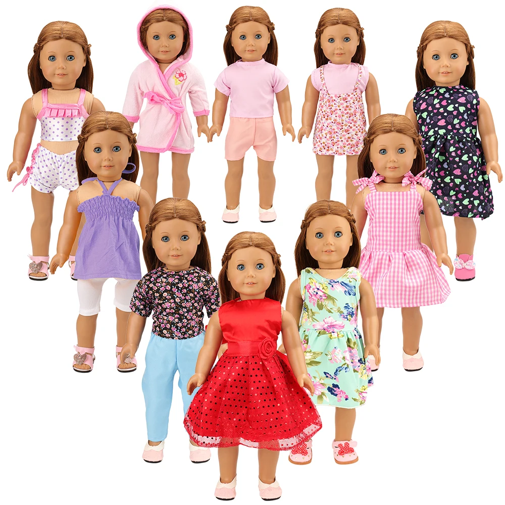 Cute Doll Clothes Set For 18/'/' American Girl Our Generation Doll Kids Present US