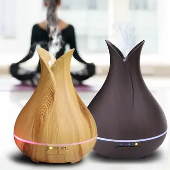 

150ml Wood Grain Ultrasonic Humidifier Essential Oil Diffuser Aromatherapy Diffuser Mist Maker Timer Air Humidifier for Home
