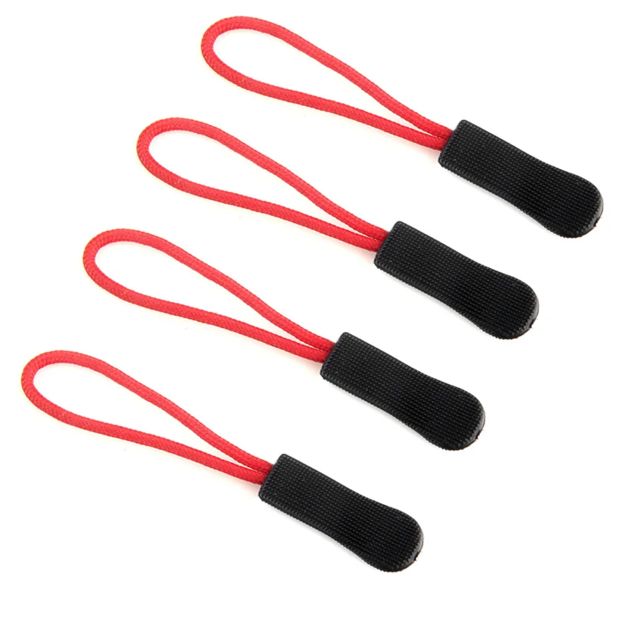 20 Pcs High Quality Zipper Head Sliders Puller Sports Backpack Rope