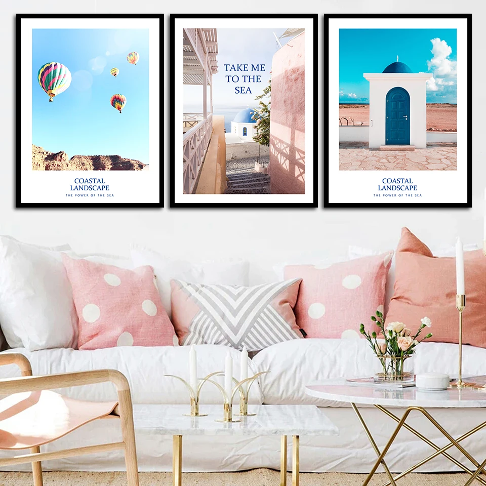 Minimalism-Quotes-Nordic-Poster-Fire-Balloon-Resort-Scenery-Kids-Room-Home-Decor-Canvas-Painting-Modular-Wall (2)