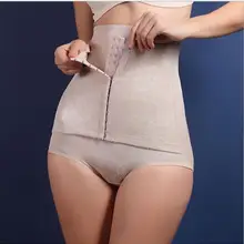 Новые послеродовые корсетные брюки женские контрольные трусики Корректирующее белье для живота трусы для женщин пояс с высокой талией нижнее белье
