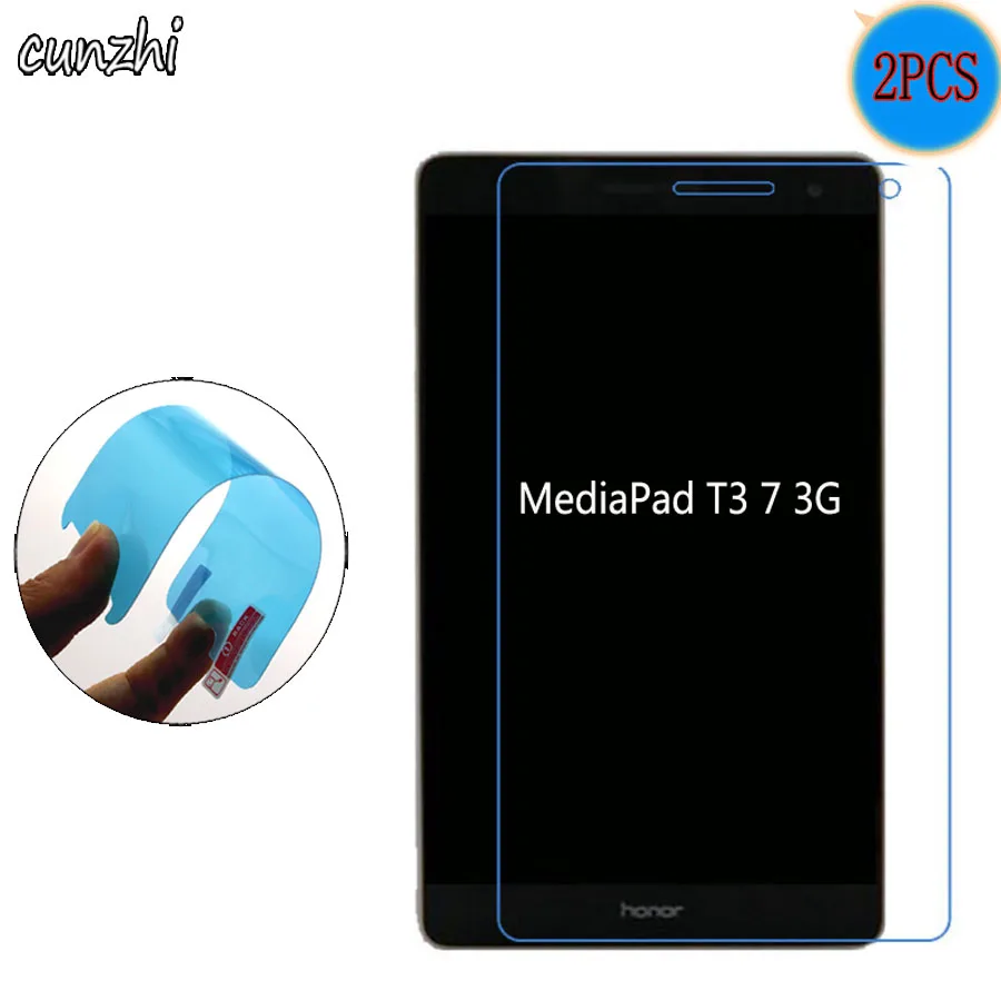 

2PCS Clear Soft TPU Nano-coated Screen Protector Protective Film For Huawei MediaPad T3 7 3G BG2-U01 7.0inch Tablet