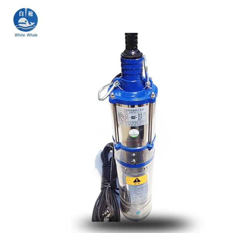 

3T 4kw 180m oil-immersed multi-stage stainless steel solar submersible water pump