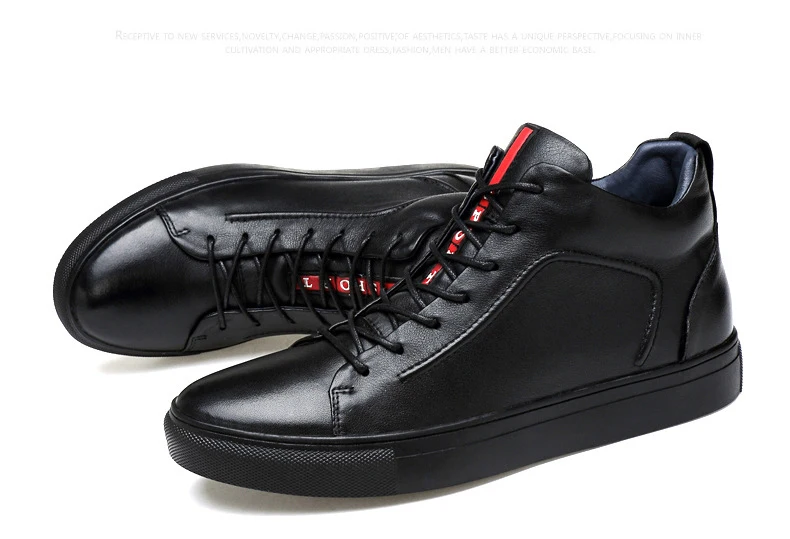 QFFAZ/мужские ботинки, теплая плюшевая зимняя обувь, модные мужские зимние ботинки на шнуровке, мужские ботильоны, черная Хлопковая мужская