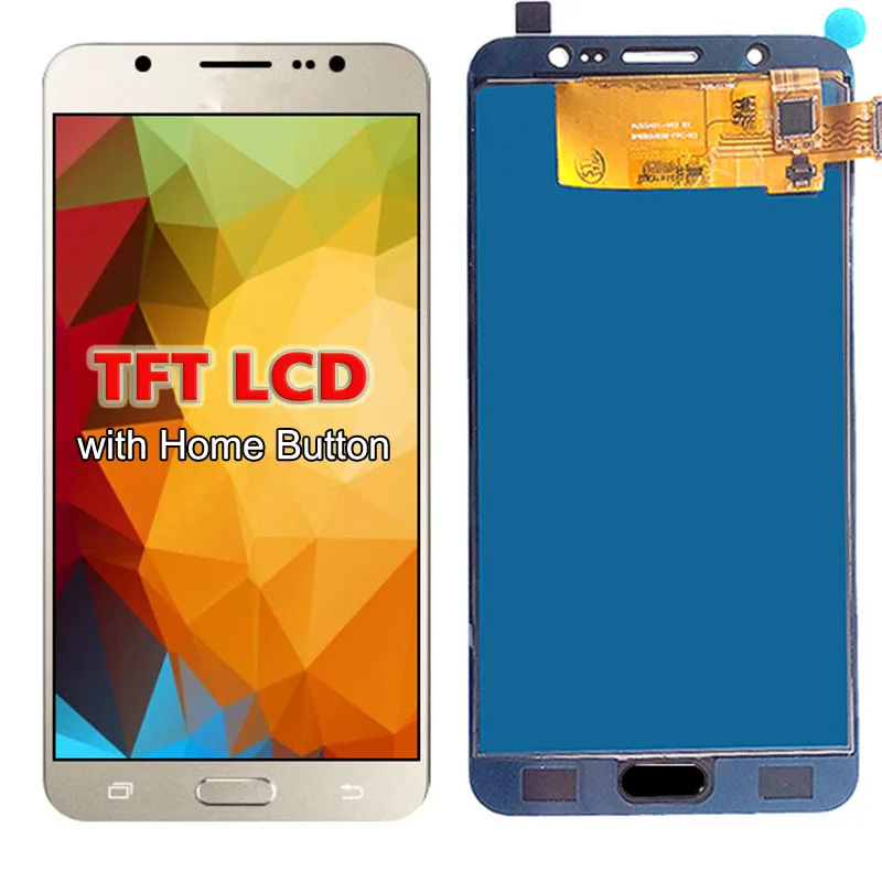 AMOLED/TFT для Samsung Galaxy J7 2016 J710 ЖК дисплей дигитайзер сенсорного экрана в сборе замена