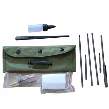 

CS Force Pistol Gun Cleaning Set 10 Piece for .22 22LR .223 556 Rifle Pistols Gun Cleaner Kit Nylon Brush Hunting Accessories