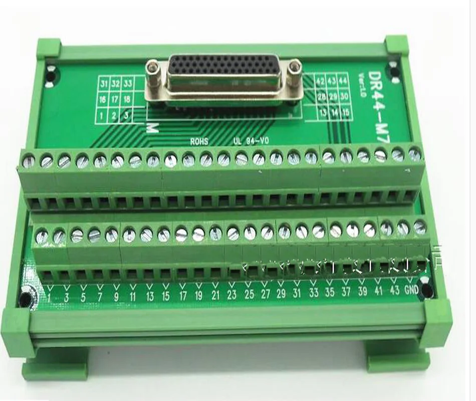 44 шпильки DB44 наруdr-44 наружная, внутренняя резьба, клемма PCB коммутационная плата разъем адаптера платы