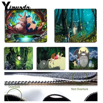 

Yinuoda Non Slip PC Cartoon Totoro Customized laptop Gaming mouse pad Size for 18x22cm 25x29cm Rubber Mousemats