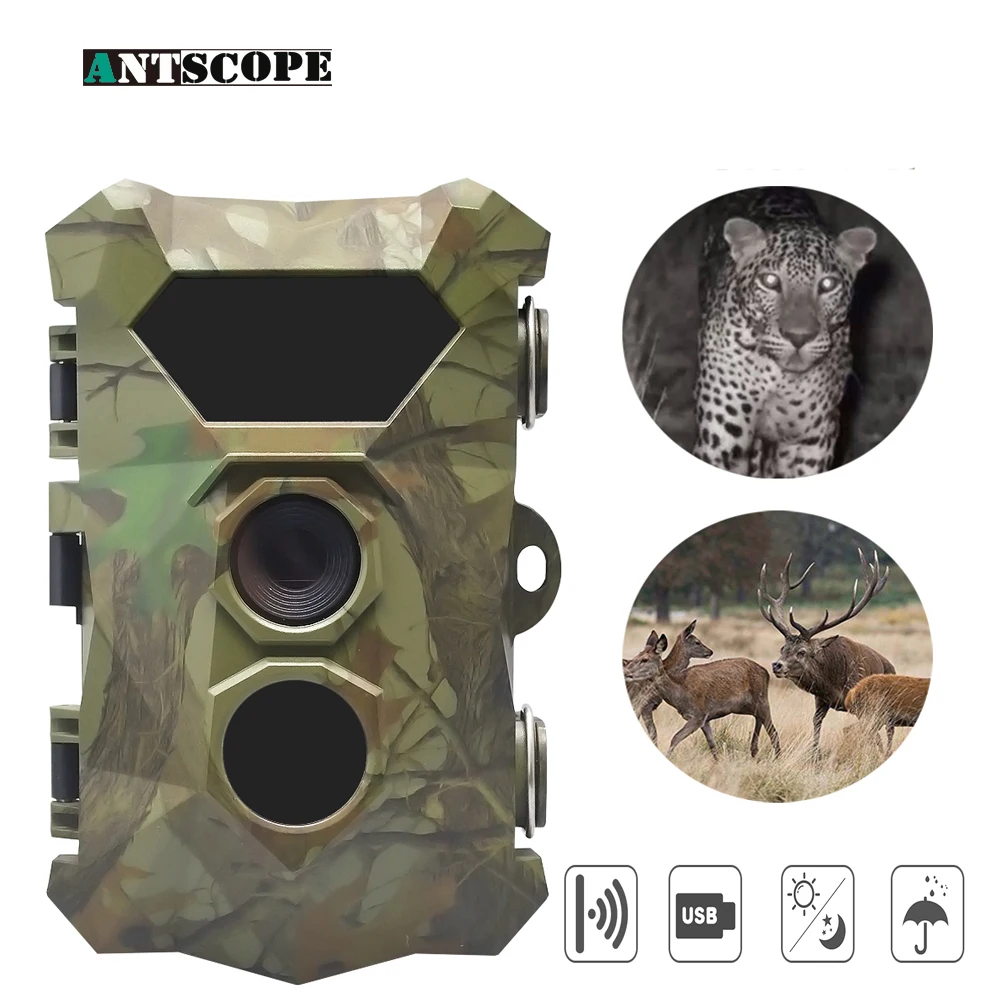

1200PHD Wildlife Surveillance Camera COMS Photoreceptor 70 Degree Infrared Night Vision Waterproof Long Standby Hunting Camera