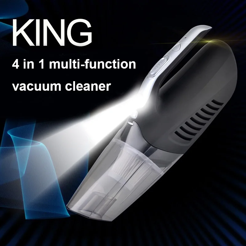 

4 in 1 Multi-function Vacuum Cleaner High Power Tire Pressure Gauge For Home Car NR-shipping