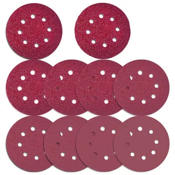 

MYLB-76 Pcs 8 Holes Sanding Discs, 5 Inch Hook and Loop include 40/ 60/ 80/ 100/ 120/ 180/ 240/ 320/ 400/ 800Grit Sandpaper fo