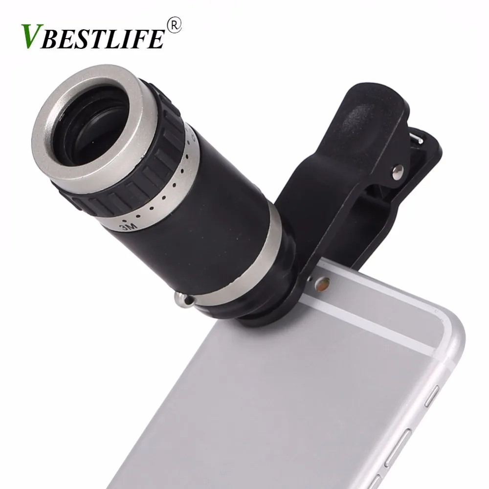 

phone lens 8x Zoom Night Vision Monocular Telescope Camera Lens Optical Clip Telephoto for IOS Android smartphone
