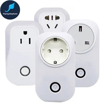 

Android/IOS WIFI Smart Socket S20 CN EU US UK Plug AC90V-250V 2200W 10A Mobile Phone APP Wireless Remote Control Timer Switch
