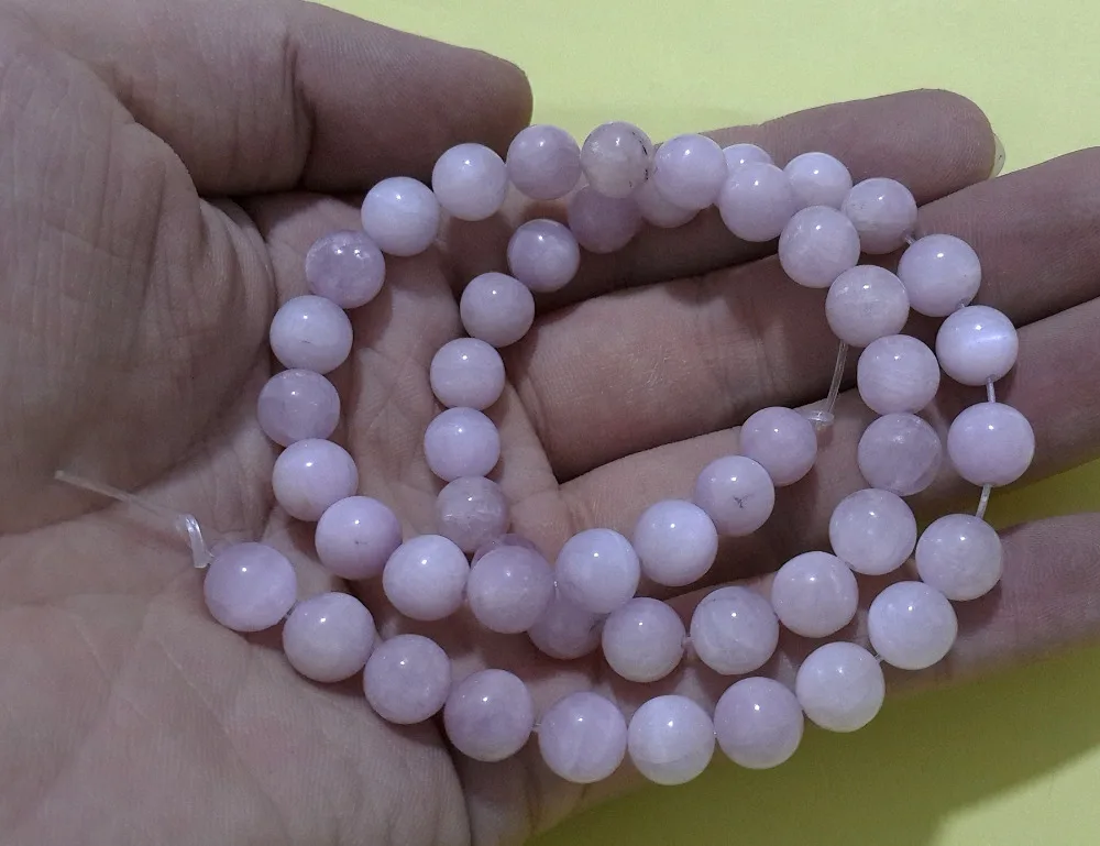 

100% Natural Kunzite semi precious gemstone beads 8 mm fashion jewelry beads 15.5"/pcs.Free shipping