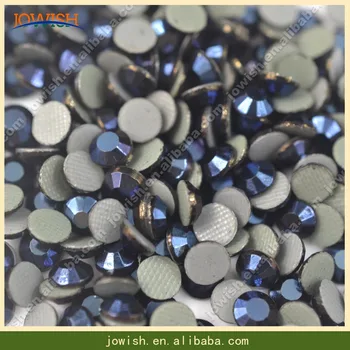 

SS30 Metallic Blue or Customized AB Korean Rhinestones 50 Gross / Bag Hotfix Strass Flatback Crystal Glass Rhinestone For Nails