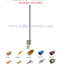 60 см 9dbi с высоким коэффициентом усиления 3g 4 г LTE волокно антенна на стекло N Мужской погода доказательство кронштейн крепление GSM LTE 3G СТЕКЛО волоконная антенна