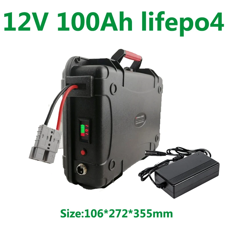 GTK Водонепроницаемая батарея 12 В 8 Ач Lifepo4 BMS 1000 для корабля инвертор Вт аварийный