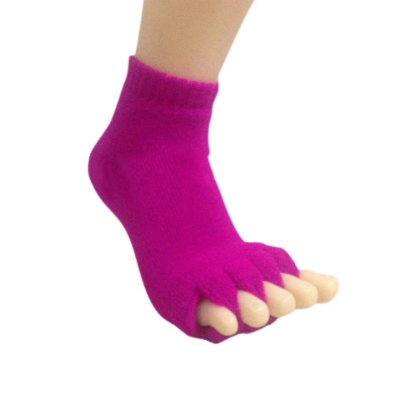 Men Women Five Fingers Toes Compression Treatment Yoga Socks Sleeping