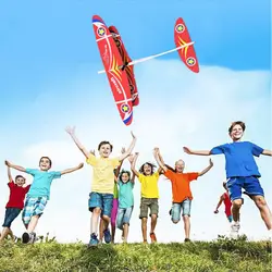 2019 DIY Biplane планер пена питание летающий самолет перезаряжаемые электрический самолет модель открытый игрушки для детей подарок на день