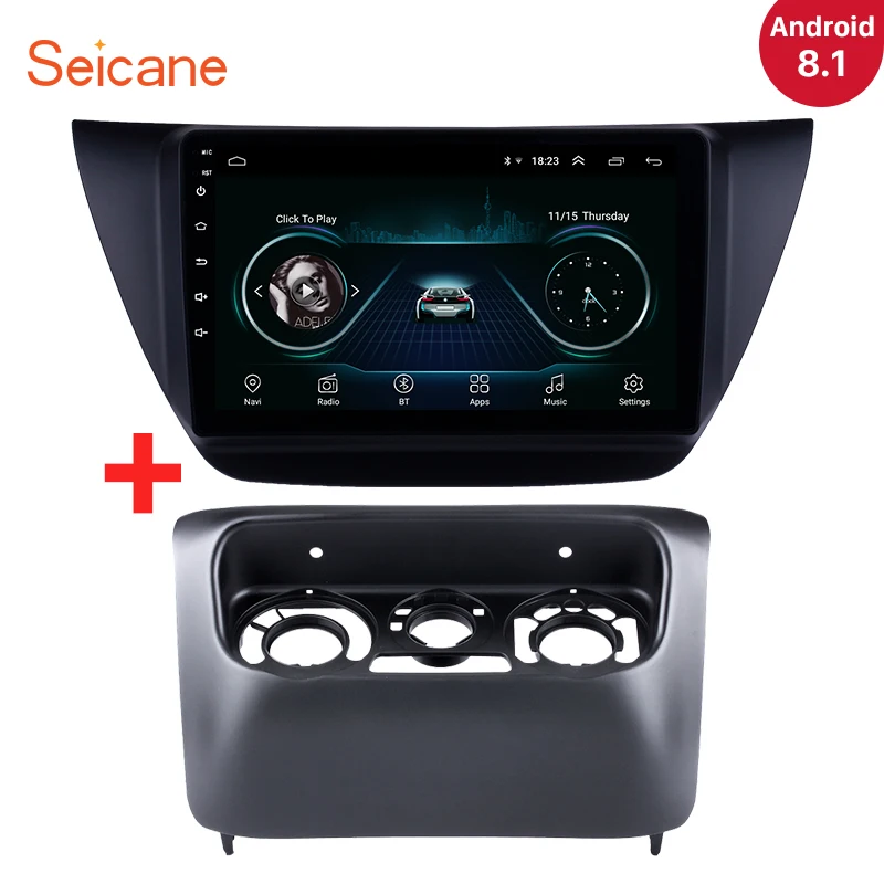 Seicane Android 8,1 2Din 9 дюймов Автомобильный Wifi gps мультимедийный плеер для Mitsubishi lancer ix 2006 2007 2008 2009 2010 включая рамку