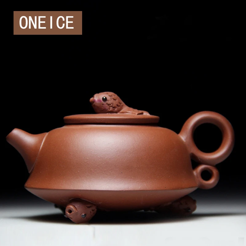 

Five Authentic Yixing Pot Handmade Teapot Original Mine Old Purple Handicrafts 220ML