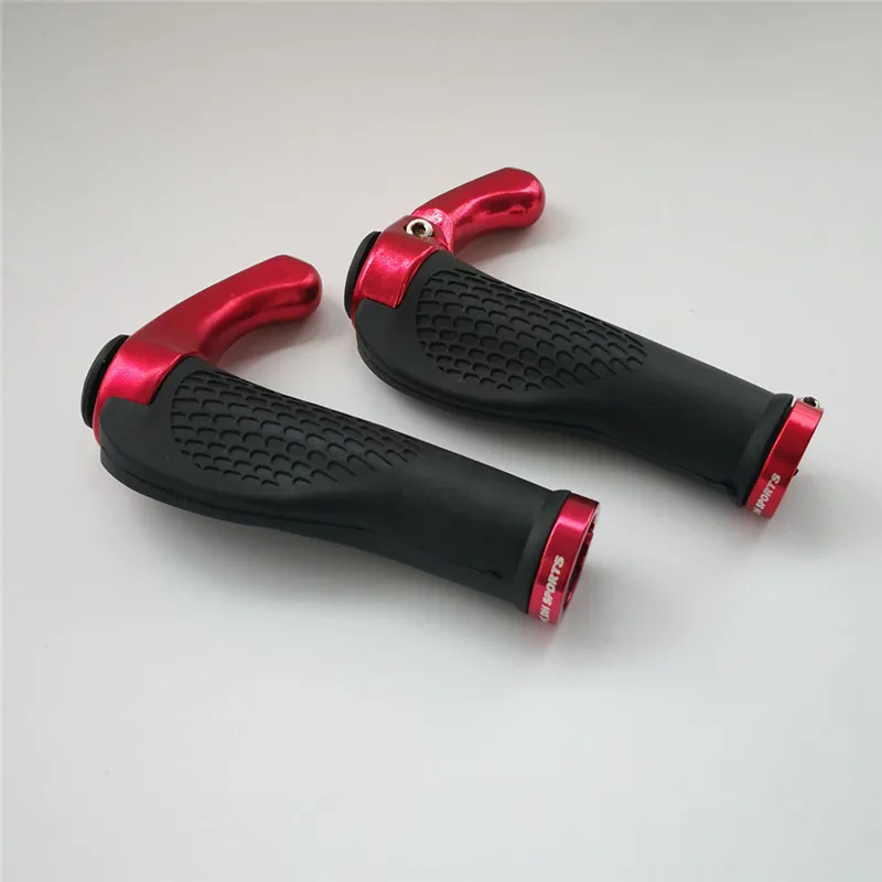 

2PCS/LOT Bicycle Handlebar Grip Bicycle Anti-Skid Rubber Lock Handlebar Cycling Handle Grip Bar End