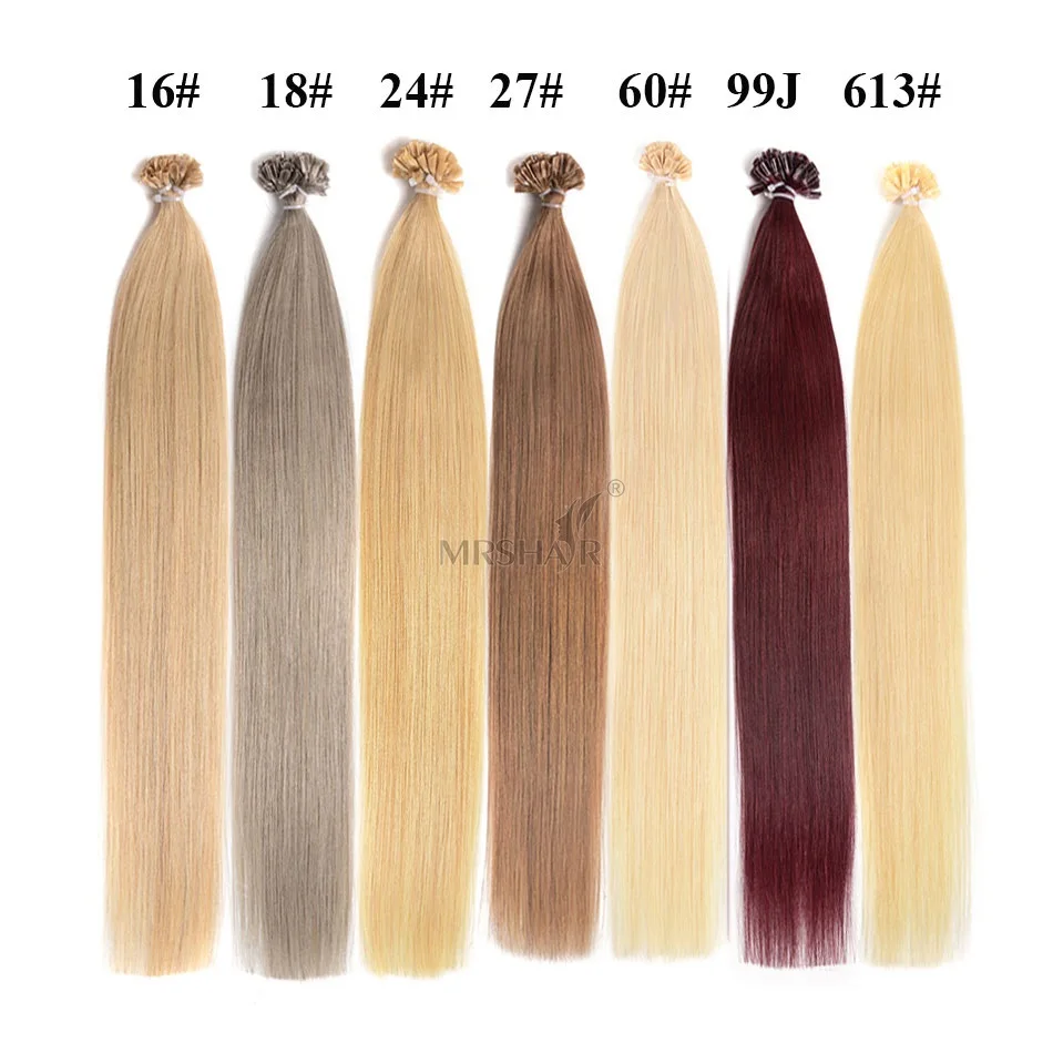 MRSHAIR Color Rings Remy Hair Colors 27 Colors Available 100% Real Remy Human Hair Black Brown Blonde Red Pink Purple Blue Burg