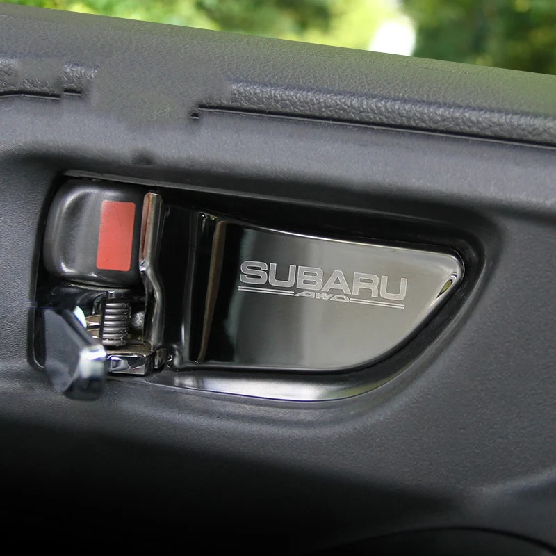 Нержавеющая сталь автомобильные аксессуары интерьерная дверная ручка Чаша Крышка для Subaru Forester XV Outback датчик для Impreza StI STI 2013-2017