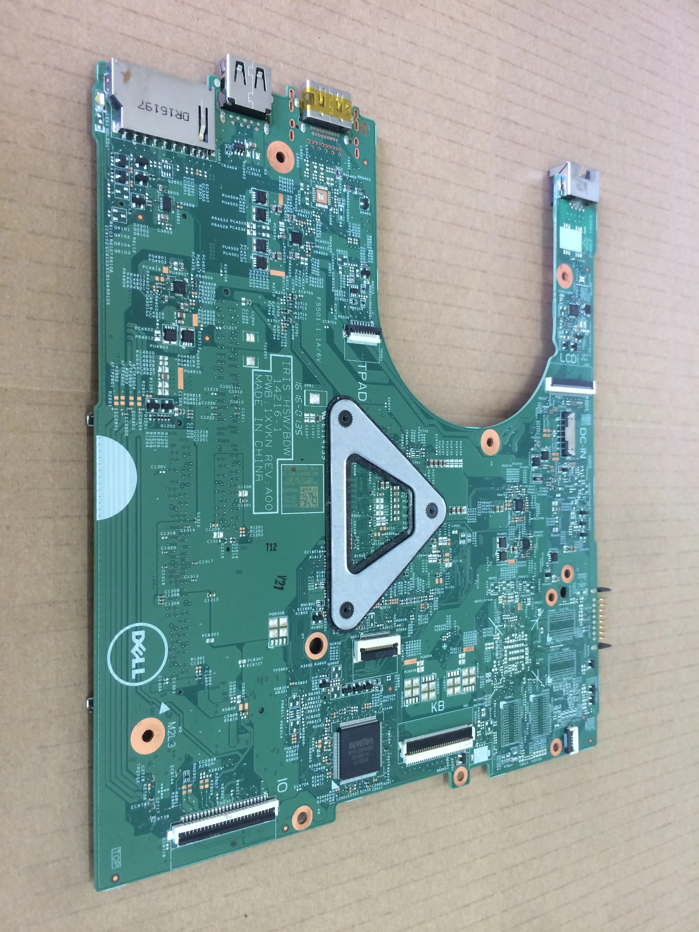 wonderful CN-0PFT7H PFT7H FOR Dell Inspiron 3458 3558 Laptop Motherboard 14216-1 PWB:1XVKN REV:A00 SR27G I3-5