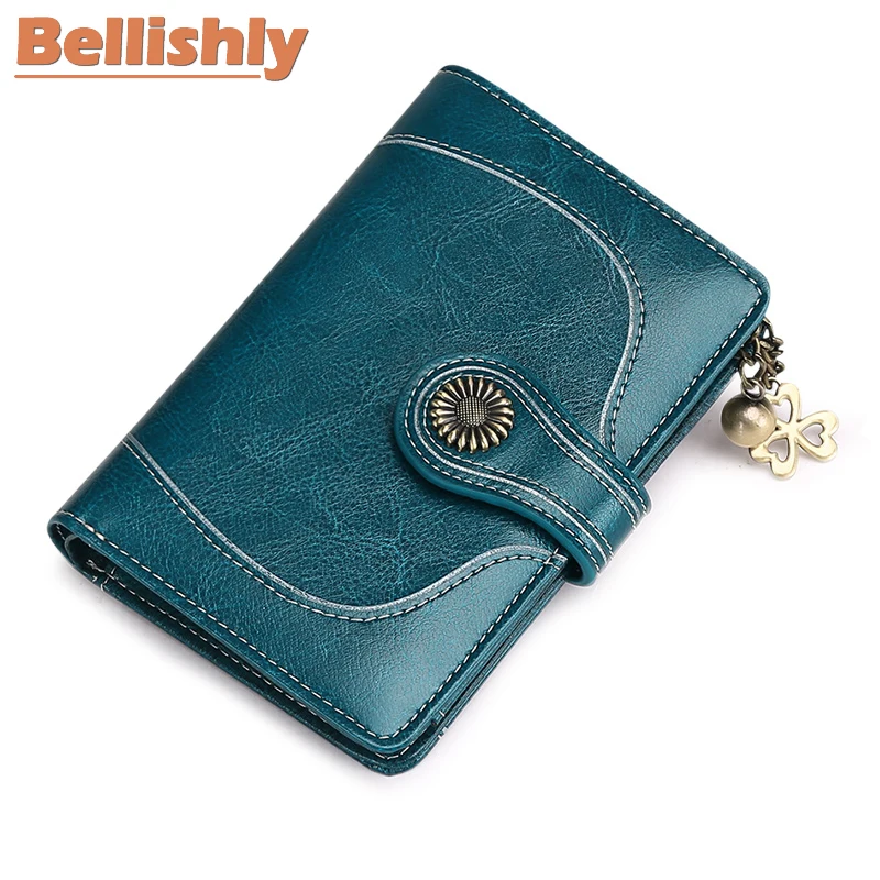 

Bellishly High Quality Women's Wallet Genuine Leather Visiting Cards Credit Card Holder Case Wallets Business Money Bag Purses