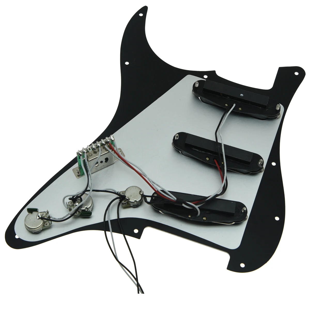 KAISH различные загруженные Strat SSS Pickguard Prewired ST Strat Pickguard с звукоснимателями подходит для крыла