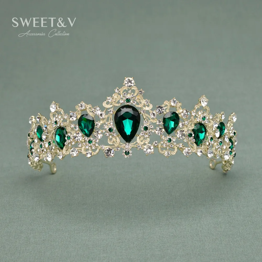 font b Luxurious b font Bridal Head font b Jewelry b font w Gems Crystal