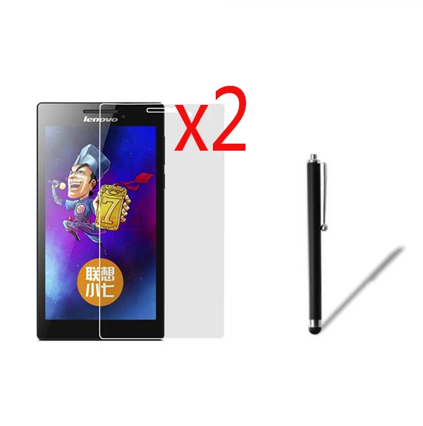 

3in1 2x LCD Clear Screen Protector Films Protective Film Guards +1x Stylus for Lenovo Tab 2 7.0 A7-10F Tab2 A7-20F 7 inch