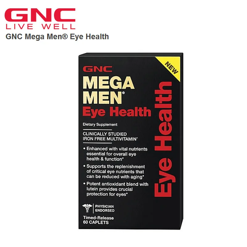 

Free shipping Mega Men Eye Health 60 Caplets