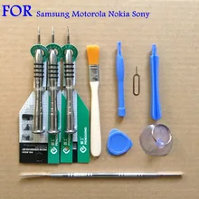 Сотовые телефоны открытие Прай Repair Tool Kit Отвертки Набор инструментов Комплект для samsung Nokia htc Moto sony и т. д