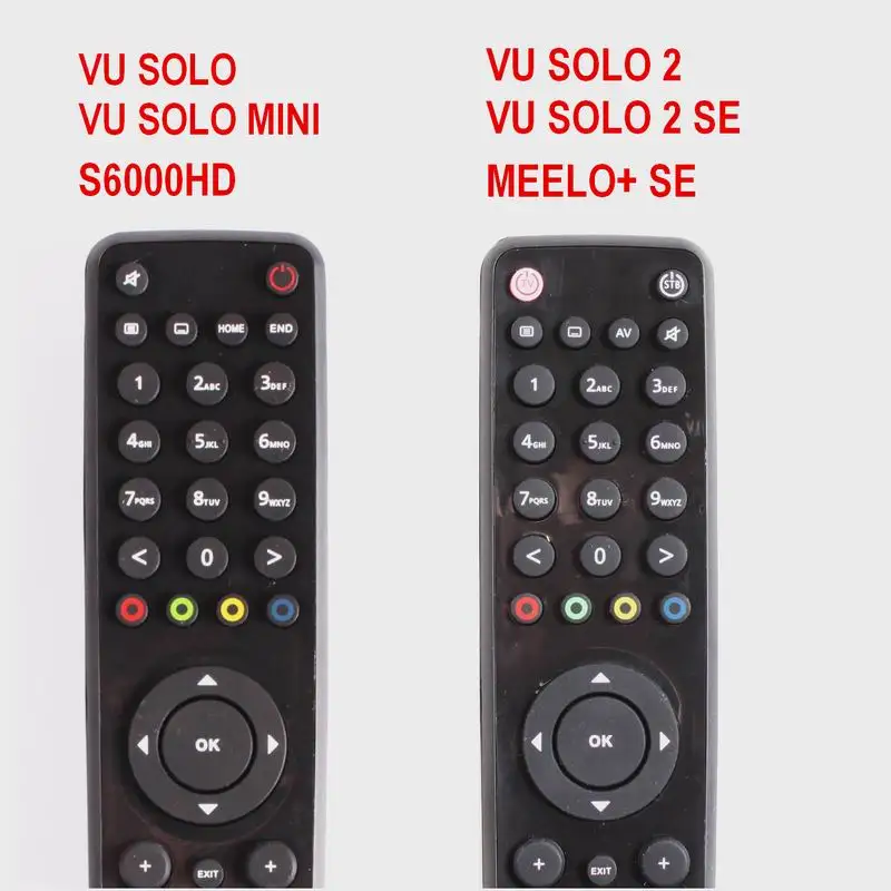 Пульт дистанционного управления для VU Solo/Solo Mini/Solo2/Solo 2 SE/VU Duo X/VU+/MEELO+ SE, Openbox S6000HD, SunrayBox