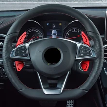 Para Mercedes centro console guarnição interior Acessórios de extensão paddle shift W205 CIA W176 W251 W246 GLE GLS S GLC