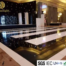 Самый популярный светодиодный Звездное освещение танцпола 24x24ft СВЕТОДИОДНЫЙ танцпол Для Свадебная вечеринка в стиле диско