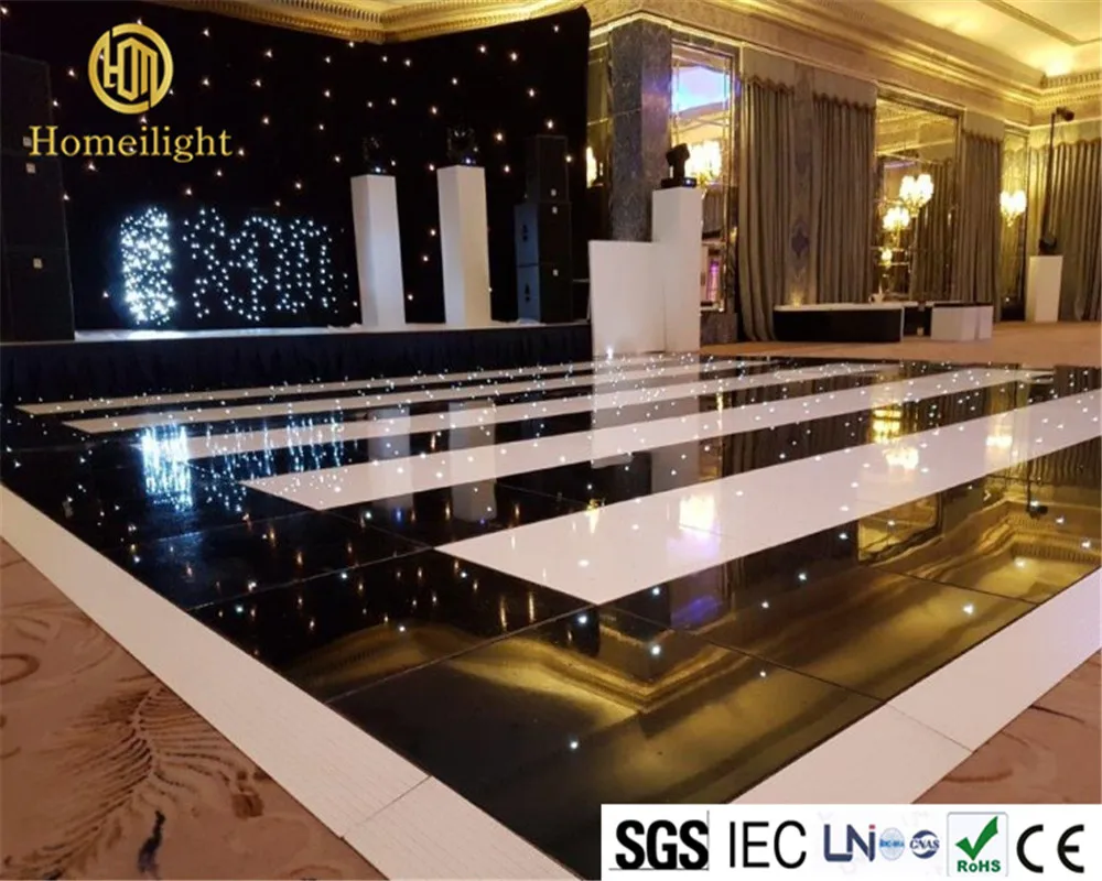 

The Most Popular LED Starlit Dance floor 24x24ft LED Dance Floor for wedding party disco